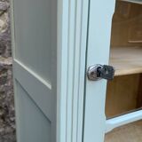 Antique celadon glass Parisian wardrobe H162