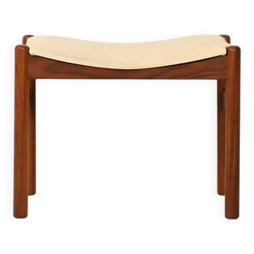 Norwegian teak footstool, 1950s–60s