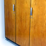 Vintage Bauhaus Chromed Tubular Steel Wardrobe by Hynek Gottwald, 1930s