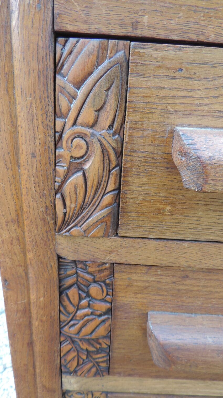 Dresser in oak time art - deco 1930