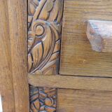 Dresser in oak time art - deco 1930