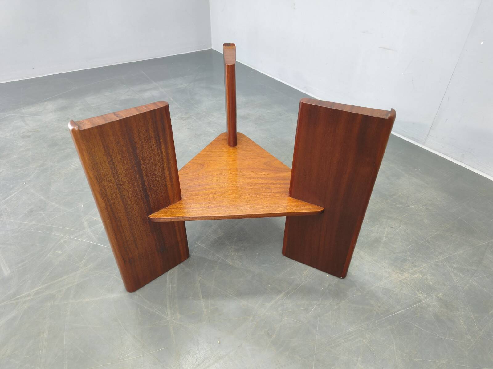 Danish Mid Century Teak Round Coffee Table, 1960s