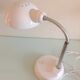 Lampe de bureau en métal blanc vintage années 70/80
