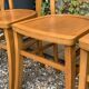 4 chaises bistrot vintage Luterma 1940