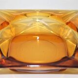 Echotray pocket tray with faceted amber glass