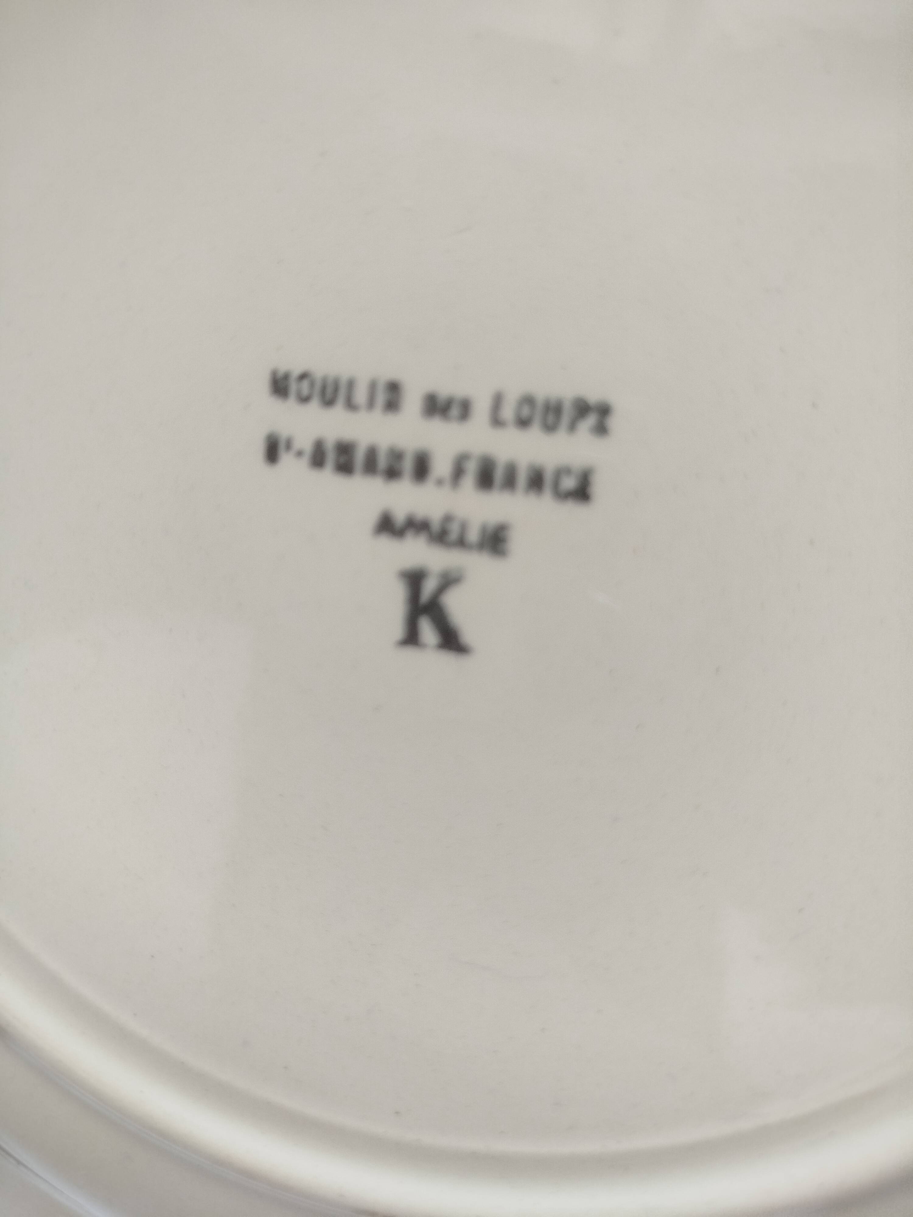 Assiette ferme des loup