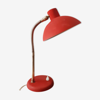 Lampe cocotte de bureau rouge
