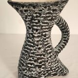 Vintage Fat Lava Ceramic Vase