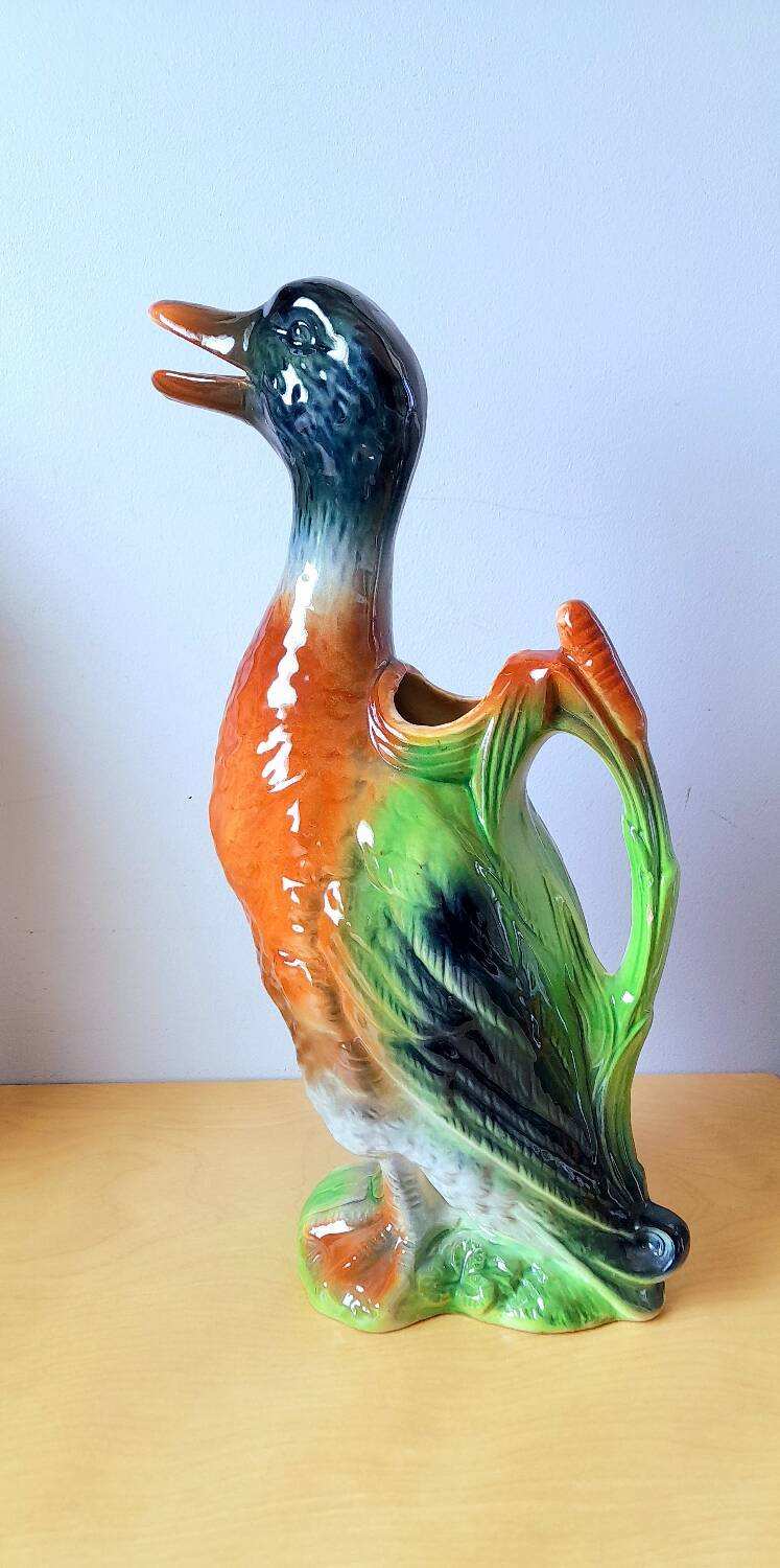 Duck pitcher in St Clément slip 1950