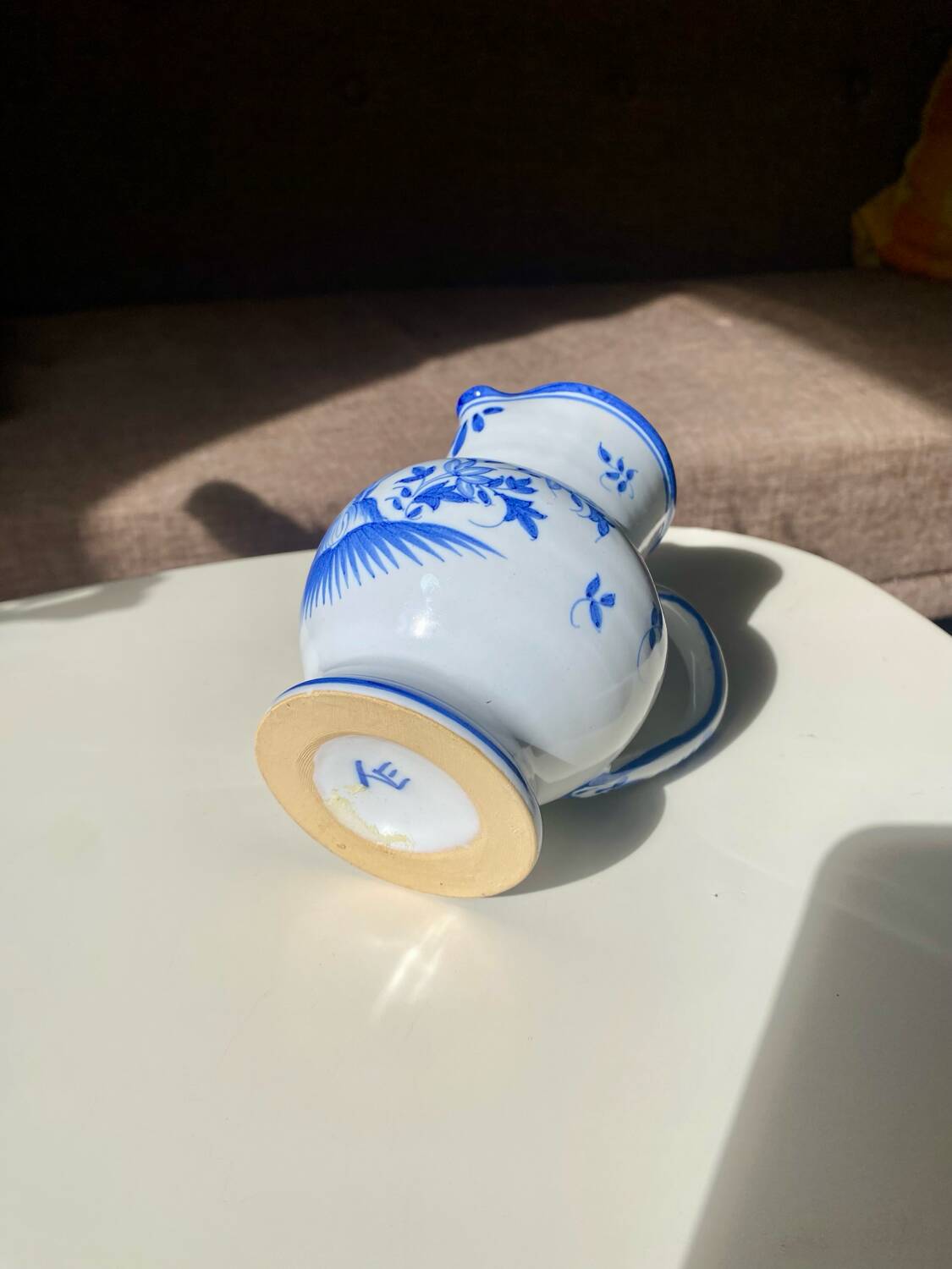 Small antique ceramic pitcher