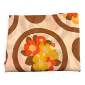 Old vintage flower tablecloth