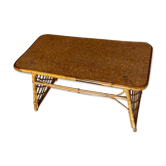 Rattan coffee table