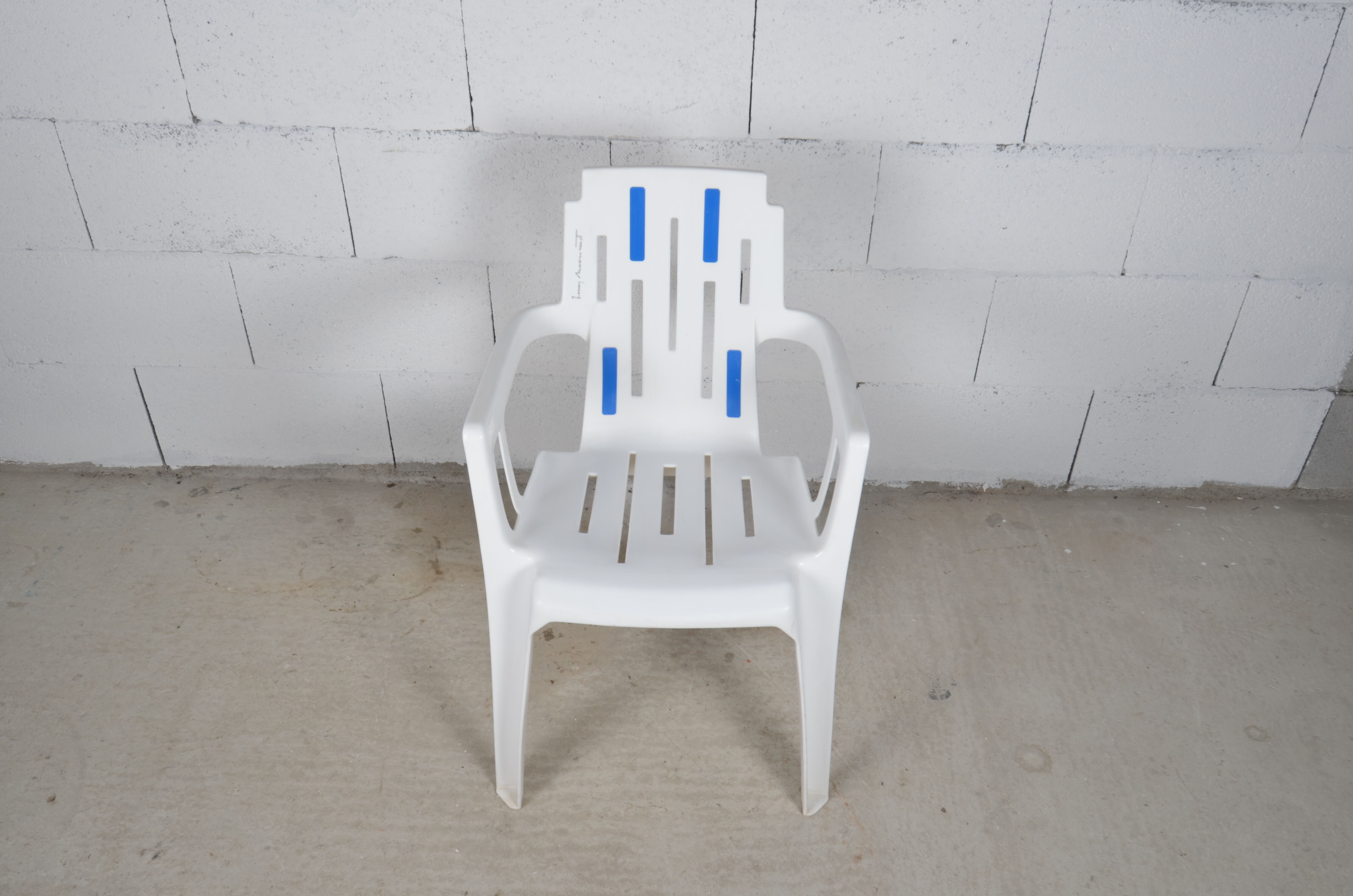 Pierre Paulin Mambo garden armchair for Henry Massonnet - Stamp