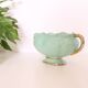 Ceramic planter, mint green, France / Vintage French