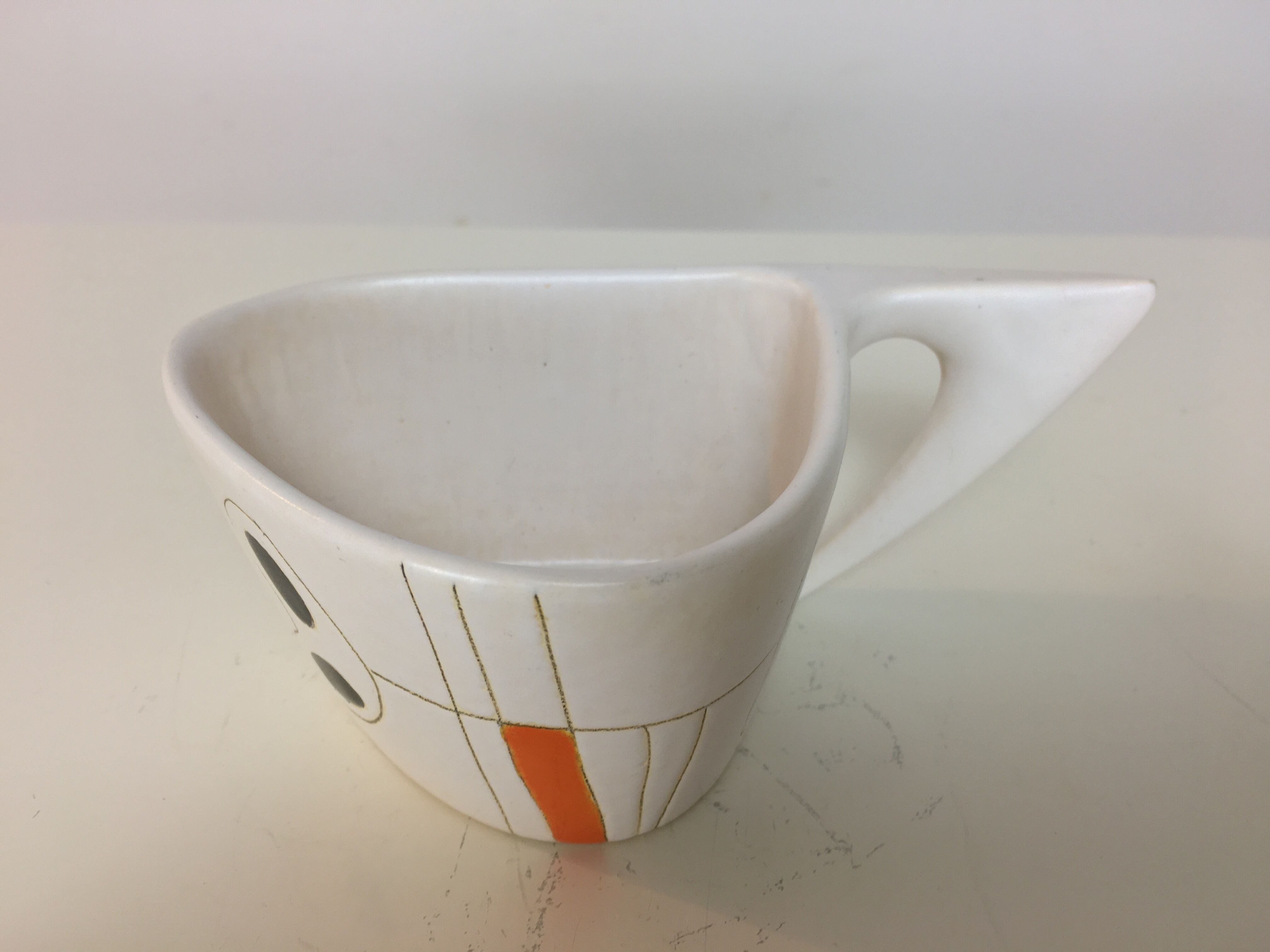 Orlando asymmetric ceramics from the 1950s Vallauris