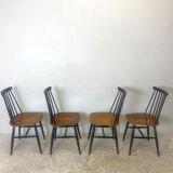 Set of 4 vintage chairs 60's