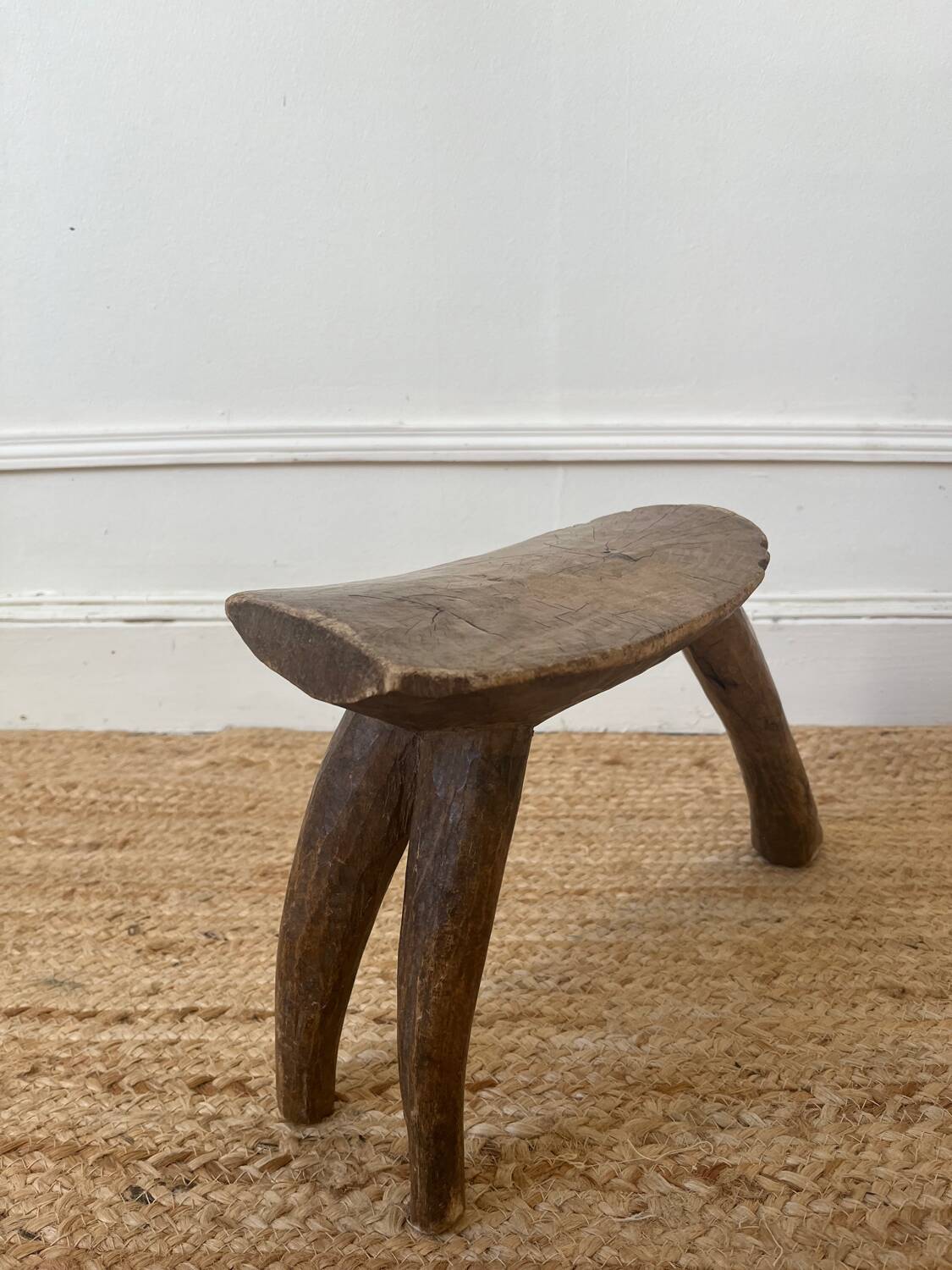 Lobi tripod stool from Burkina Faso