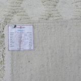 Tunisian Berber Rug, Ecru Wool – Handwoven, Bohemian & Minimalist Style