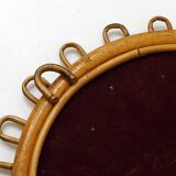 Albini Italian Rattan Mirror