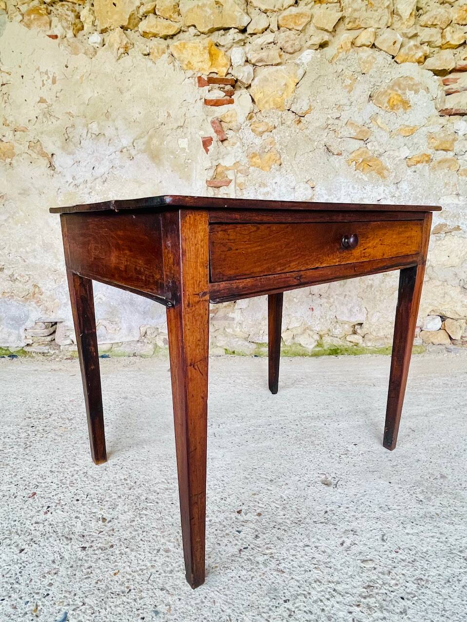 Console de ferme, en noyer , directoire , 18 eme siècle
