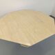 Vintage octagonal travertine dining table from the 70s 80s