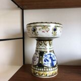 Quimper earthenware candle holder
