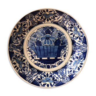 Assiette en faïence de Delft XVIIIème