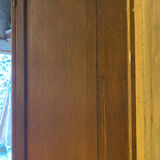 Armoire bois vintage art déco miroir