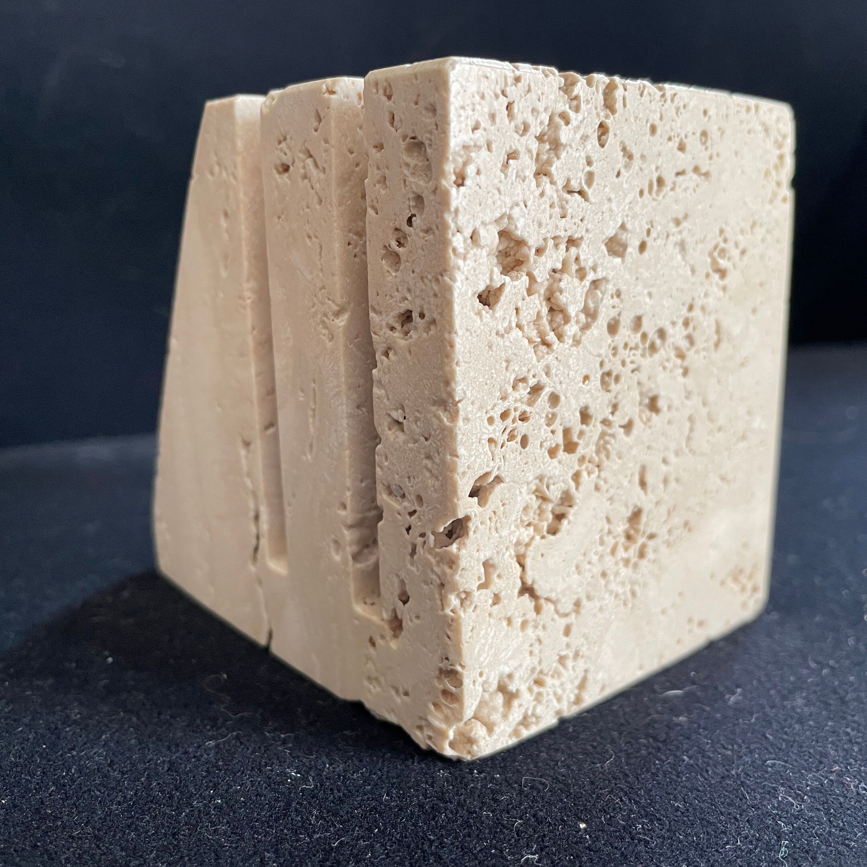 Fratelli Mannelli travertine paperweight design