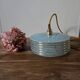 Clichy Glass Blue Portable Pendant Light