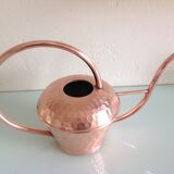 Brushed copper watering can by Lecellier Villedieu vintage 60s-70s