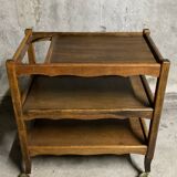 1950s oak trolley, very good condition