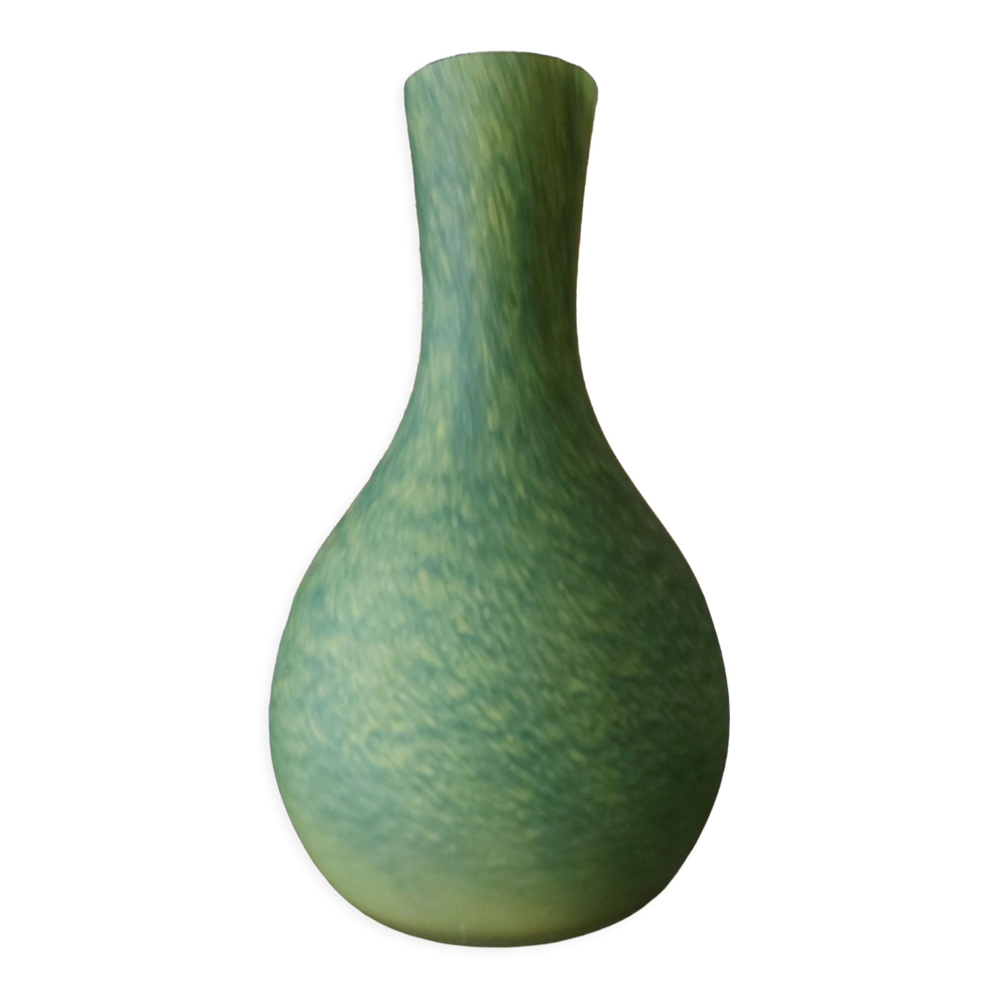 Vase years 80, 90's in blown glass, Habitat