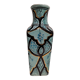 Vase bleu et or Azouz Kharraz Tunisie