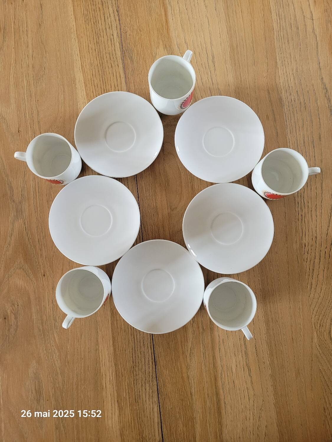 5 Bavaria cups and saucers