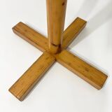 Vintage coat rack in solid pine