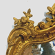 Mirror rocaille style Louis XV in wood and gilded stucco XX century