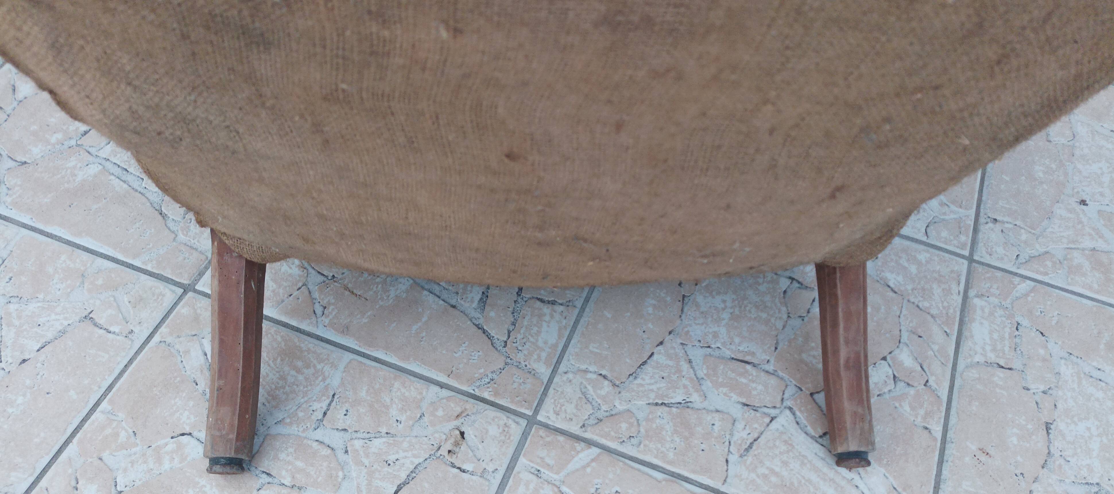 Art Deco period leather armchair