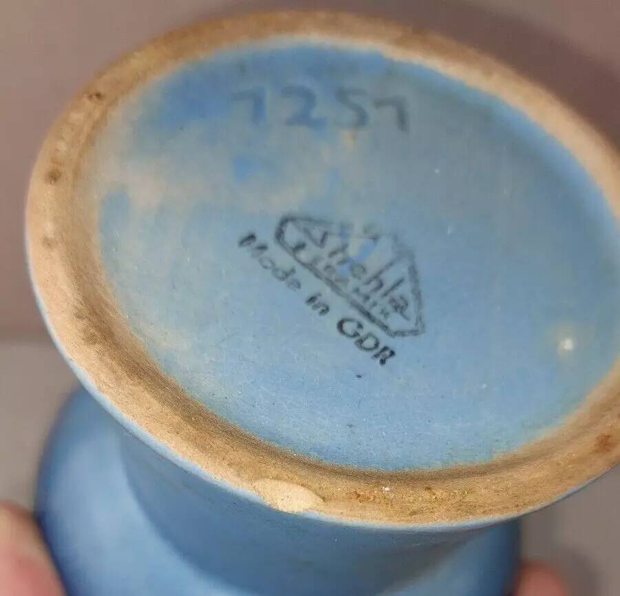 Antique Fat Lava ceramic vase, Strehla, Germany, 1251