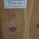 Small oak sideboard, 1 drop-down door and 1 drawer.