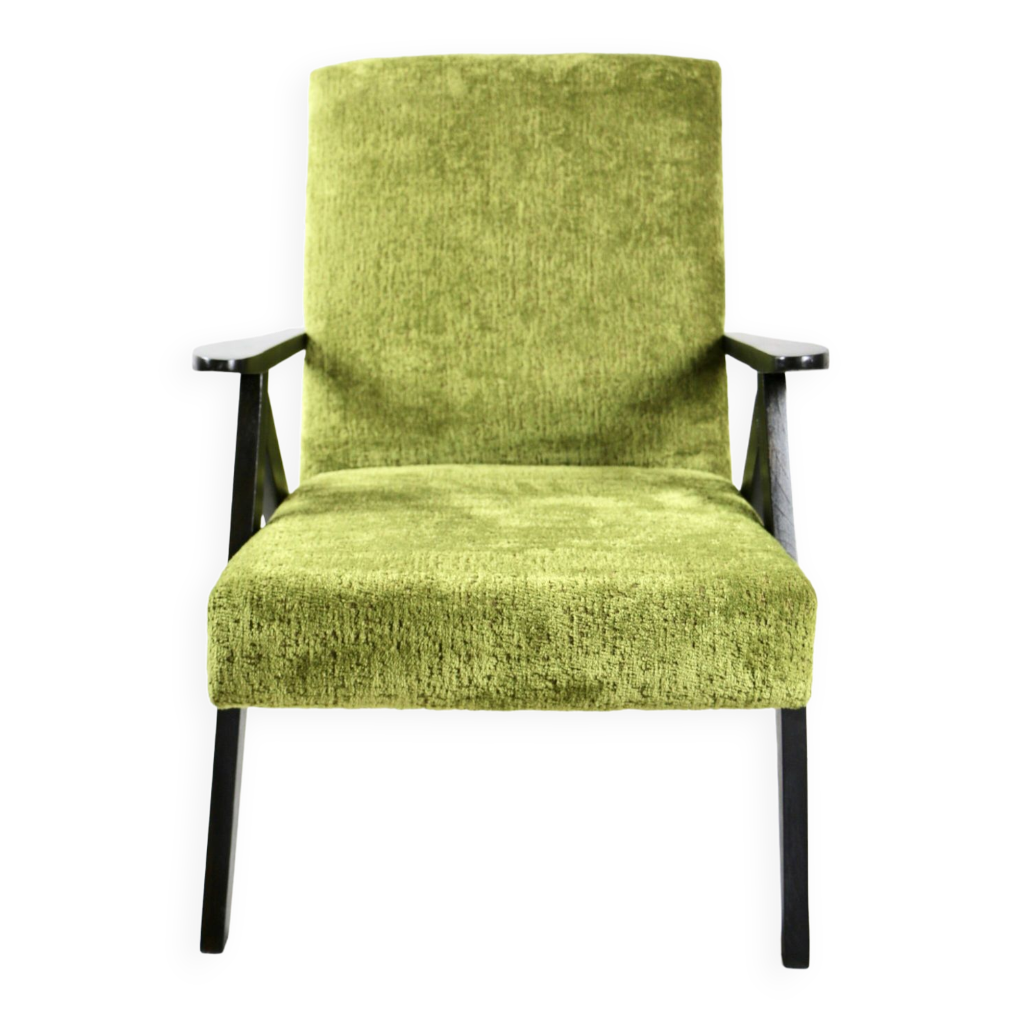 Fauteuil Vintage Modèle B-310 Vert Olive, 1970