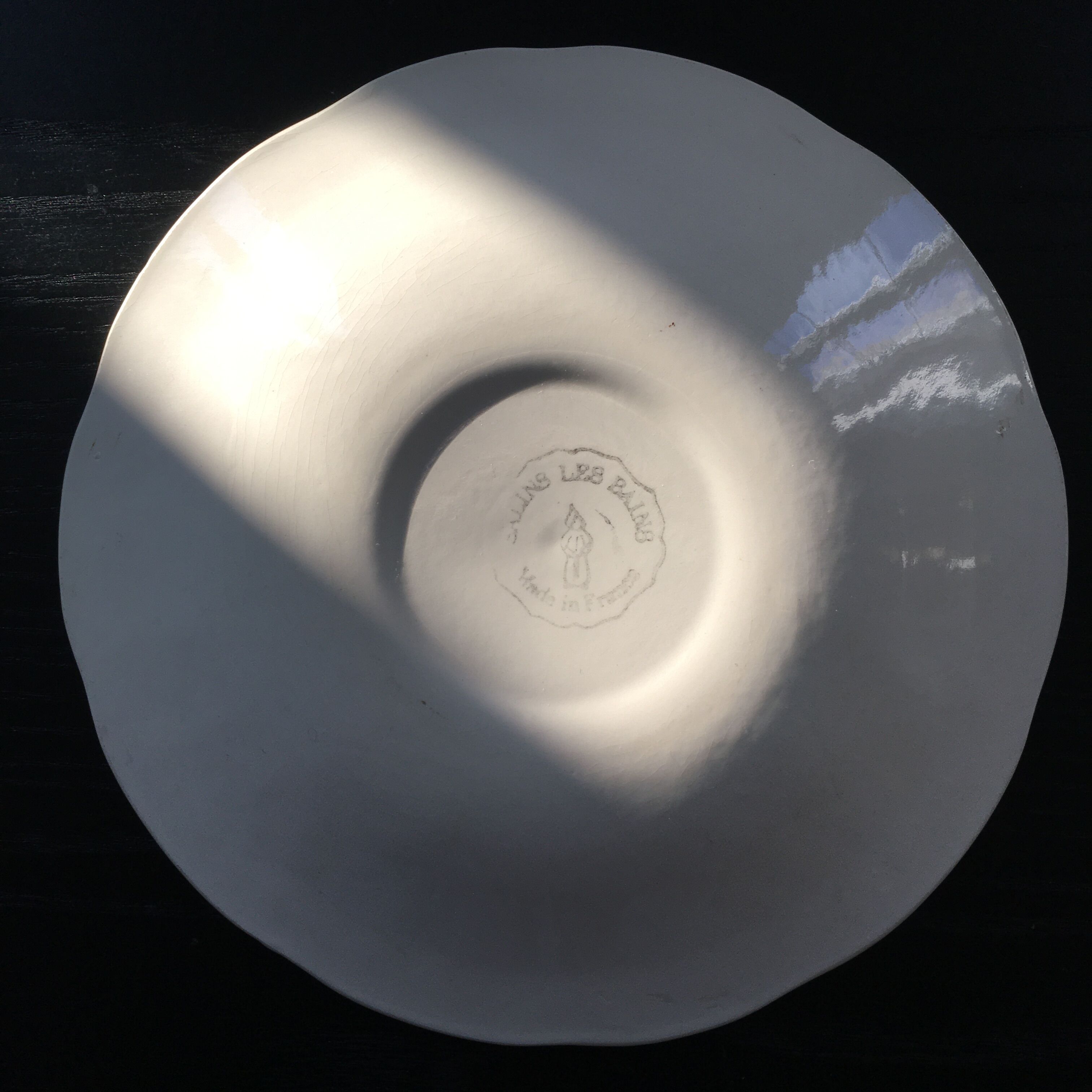 Bowl with strawberry decoration