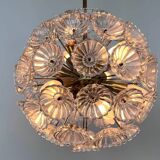 Magnifique réplique de Spoutnik en laiton et verre, inspirée de l'ère spatiale, signée Dandelion, années 1960 / Allemagne