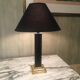 Lamp with brass foot