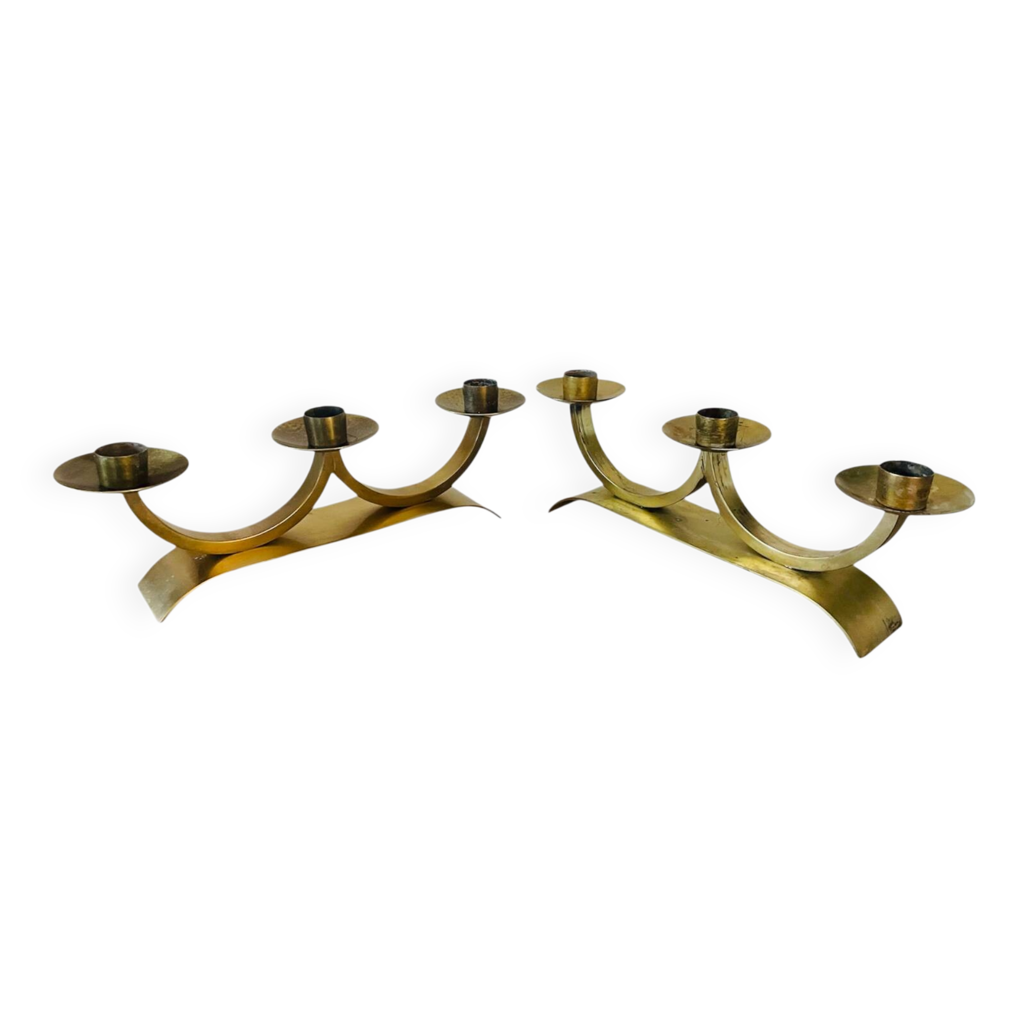 Pair of Art Deco candlesticks