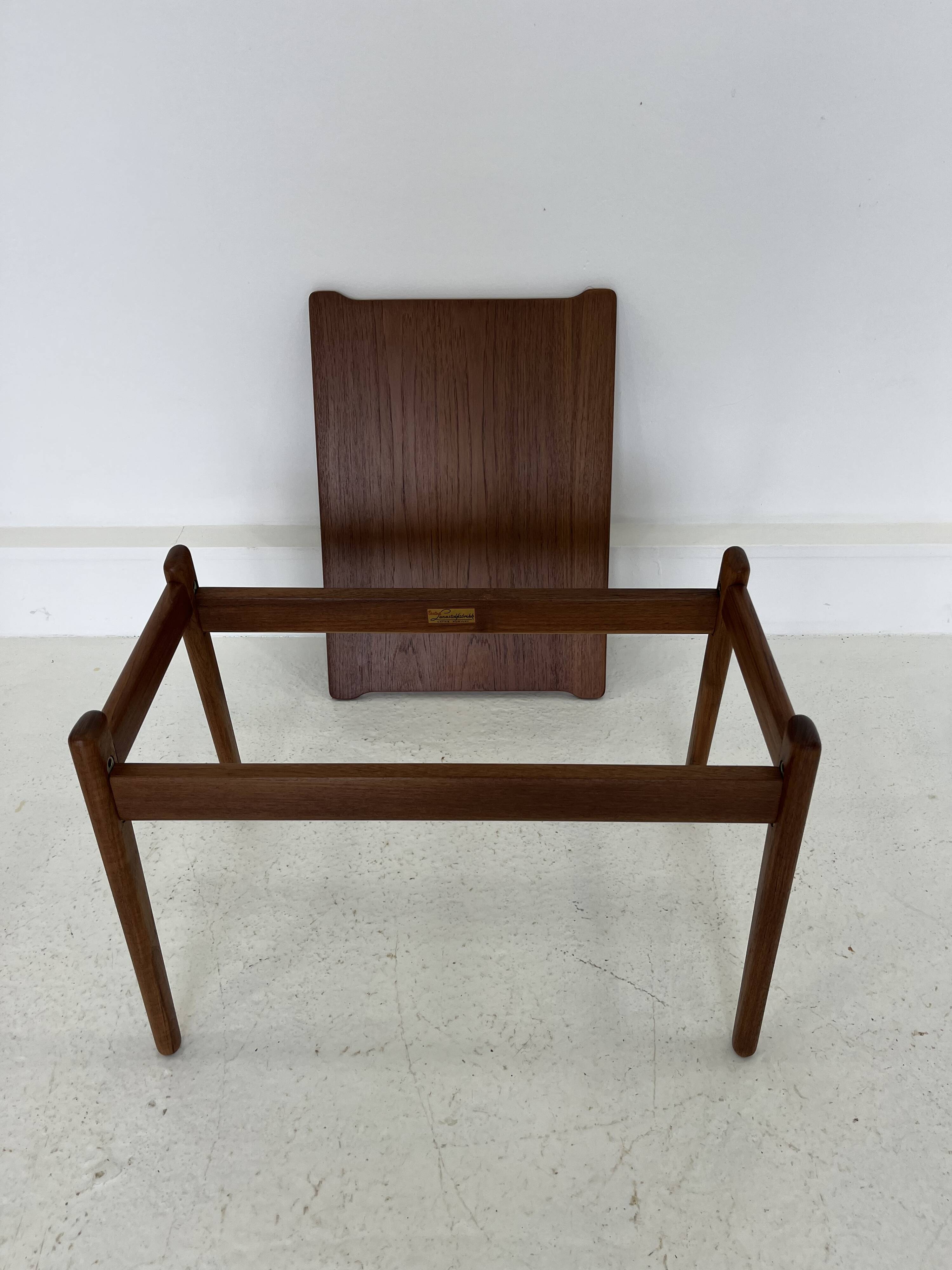 Mid-Century Teak Side Table by Fredrik A. Kayser for Vatne, Norway, 1960s