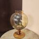 Balloon vase Empolie in blown amber glass Italy 1970