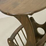 Table d'appoint et son porte-revues