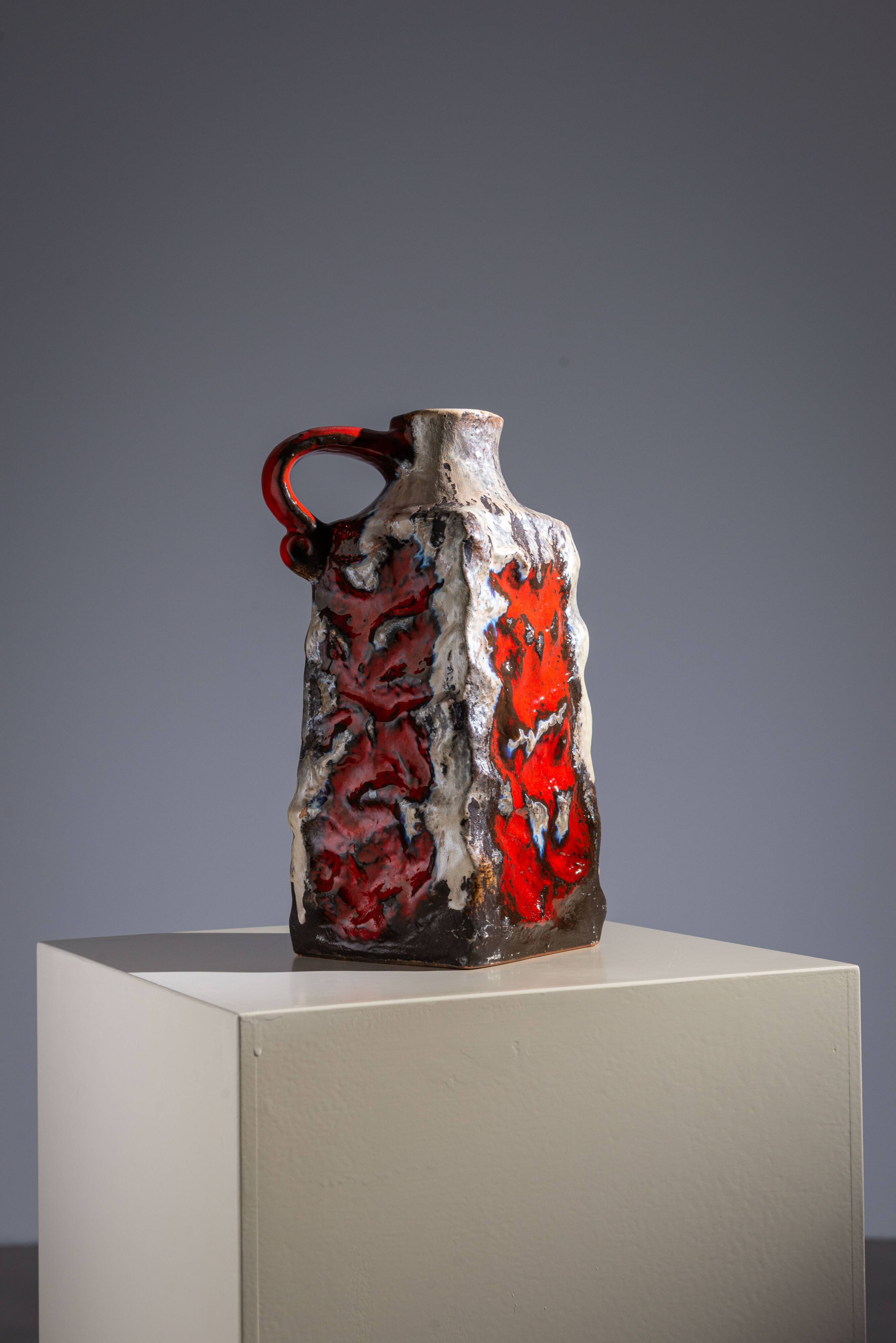 Übelacker Keramik W-Germany fat lava vase