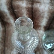2 antique carafes